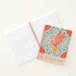 Hummingbird Floral Art Notebook