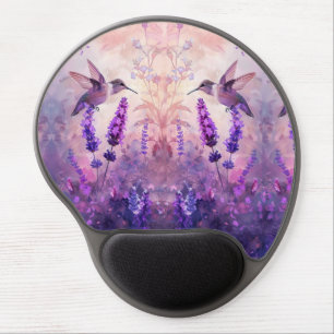 Hummingbird Floral Bliss Gel Mouse Pad