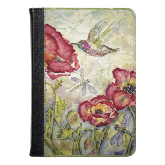 Hummingbird Floral Original Art Kindle iPad Covers
