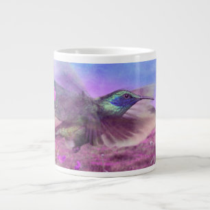 HUMMINGBIRD FLOWER TO FLOWER GIANT COFFEE MUG