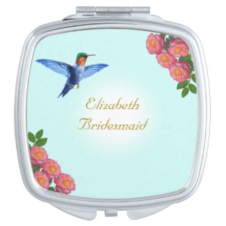 Hummingbird & Flowers Bridesmaid Wedding Favor