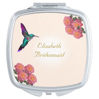 Hummingbird & Flowers Bridesmaid Wedding Favor