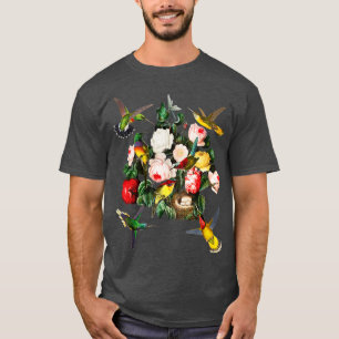 Hummingbird FlowersHummingbird Lover Gift Hummingb T-Shirt