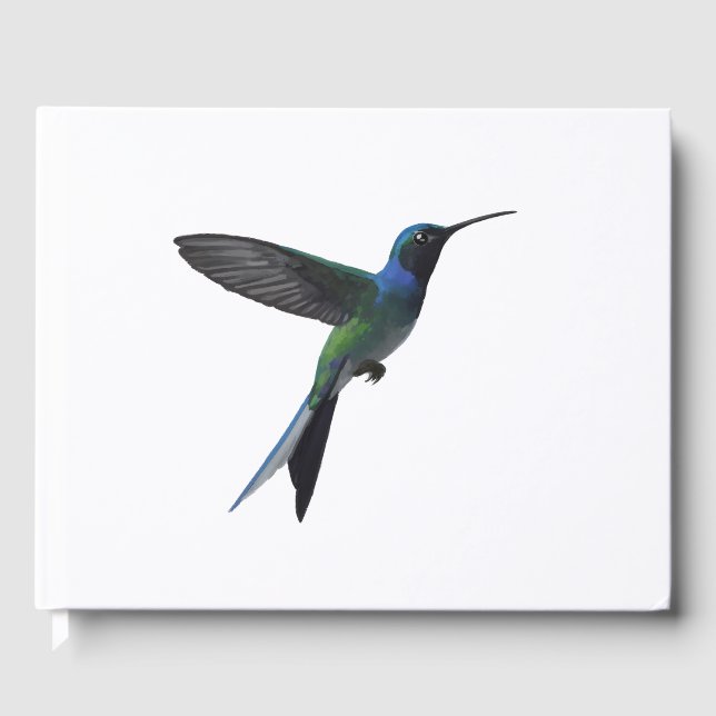 Hummingbird Foil Guest Book (Front)