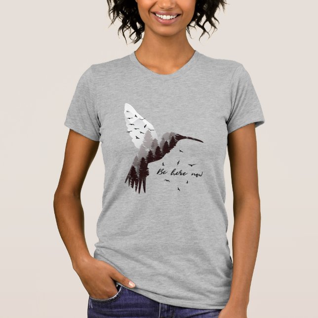 Hummingbird Forest T-Shirt (Front)