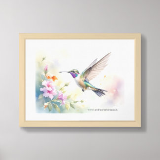Hummingbird Framed Art