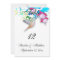 Hummingbird & Fuchsia Wedding Table Number Cards