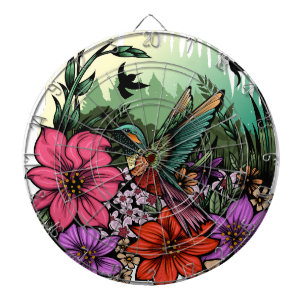 Hummingbird Garden Dart Board