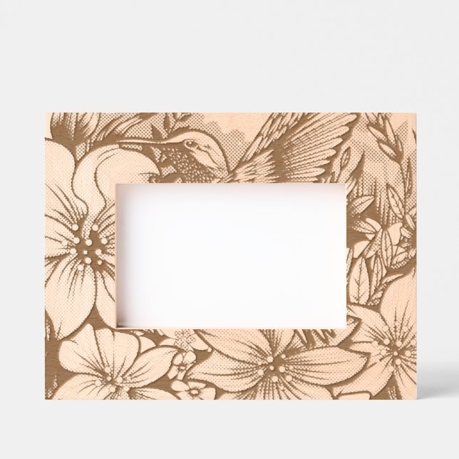 Hummingbird Garden Engraved Frames (Front)