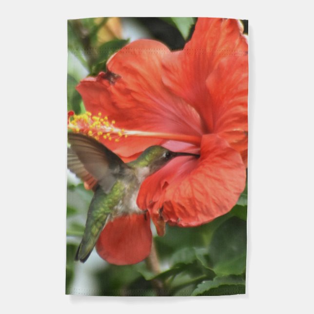Hummingbird Garden Flag (Front)