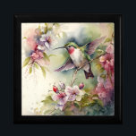 Hummingbird Garden Gift Box<br><div class="desc">This is an AI image I created using Midjourney.</div>