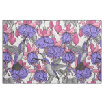Hummingbird garden in melrose and pink fabric