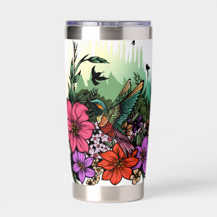 Hummingbird Garden Insulated Tumbler