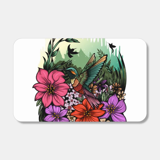 Hummingbird Garden Matchboxes (Front)
