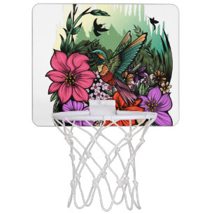 Hummingbird Garden Mini Basketball Hoop