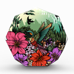 Hummingbird Garden Photo Block