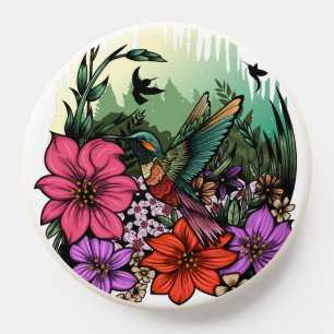Hummingbird Garden PopSocket