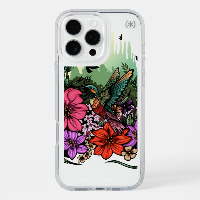 Hummingbird Garden Speck iPhone Case (Front)