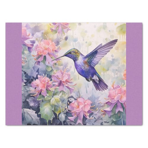 Hummingbird Garden Tissue Paper