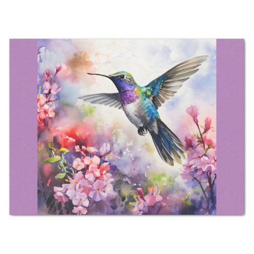 Hummingbird Garden Tissue Paper