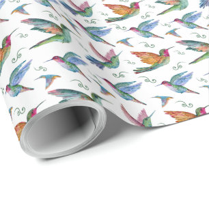Hummingbird Gift Wrapping Paper