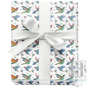 Hummingbird Gift Wrapping Paper