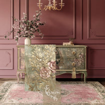 Hummingbird Gilded Patina Embossed Floral effect  Tissue Paper