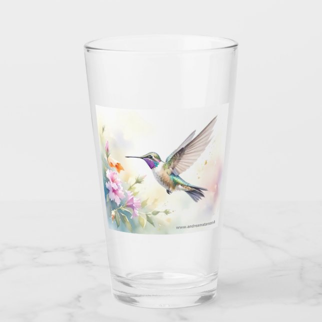 Hummingbird Glass (Front)