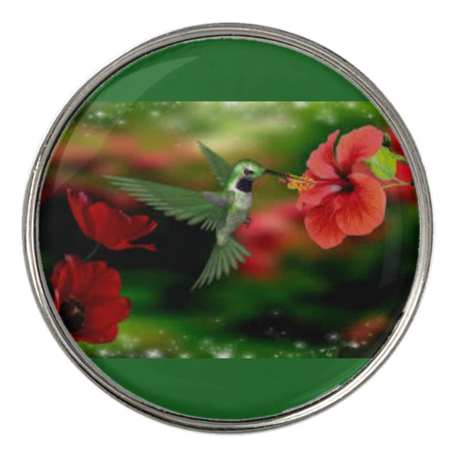 Hummingbird Golf Ball Marker (Front)