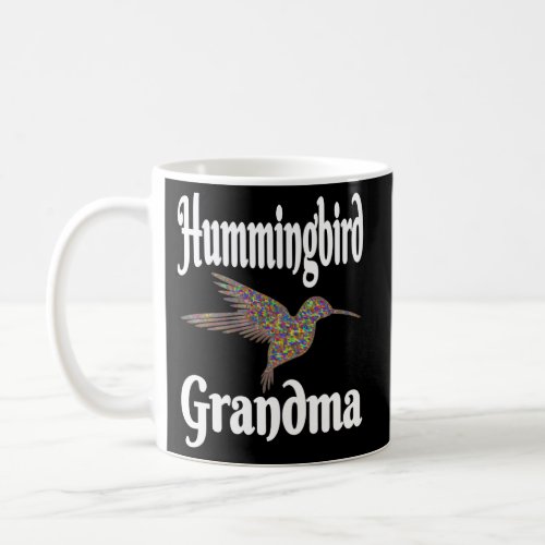 Hummingbird Grandma Bird Watching Grandmother Moth Coffee Mug