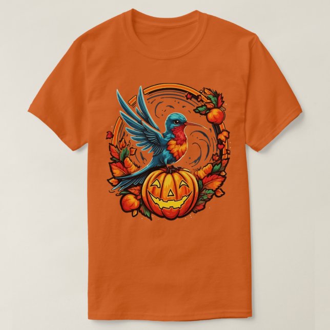 Hummingbird Halloween T-Shirt (Design Front)