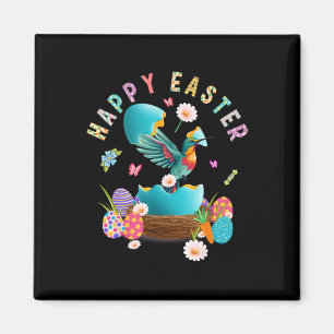 Hummingbird Happy Easter Egg Hunting Easter Day Hu Magnet