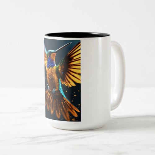 Hummingbird Haven Mug Two_Tone Coffee Mug