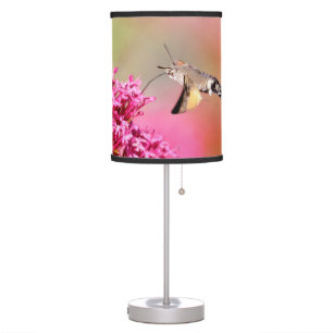 Hummingbird Hawk-moth butterfly in flight  Table Lamp