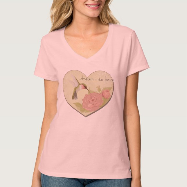 Hummingbird Heart T-Shirt (Front)