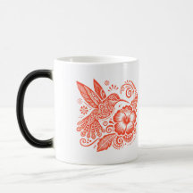 Hummingbird & Hibiscus Coffee Mug