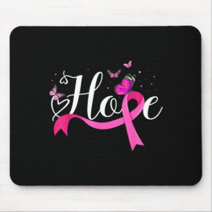Hummingbird Holding Orange Ribbon Kidney Cancer Mouse Pad