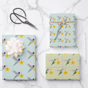 Hummingbird Holidays Wrapping Paper Sheets