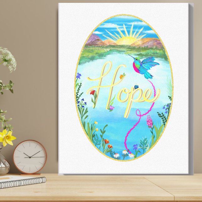 Hummingbird, Hope, Painting, Art, Wall Art  (Hummingbird, Hope, Artwork, Art, Painting, Floral, Scenic, Nature, Bird, Flowers, #hummingbird #art)