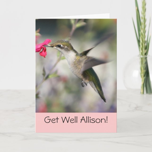 Hummingbird in Flight Card (Front)