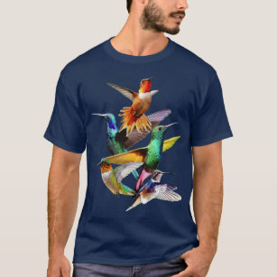 Hummingbird in Flight Hummingbird Gift I Love Humm T-Shirt