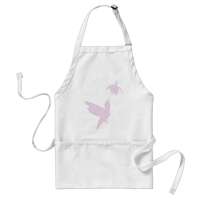 Hummingbird In Silhouette Adult Apron (Front)