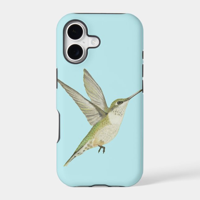 Hummingbird Iphone Case (Back)