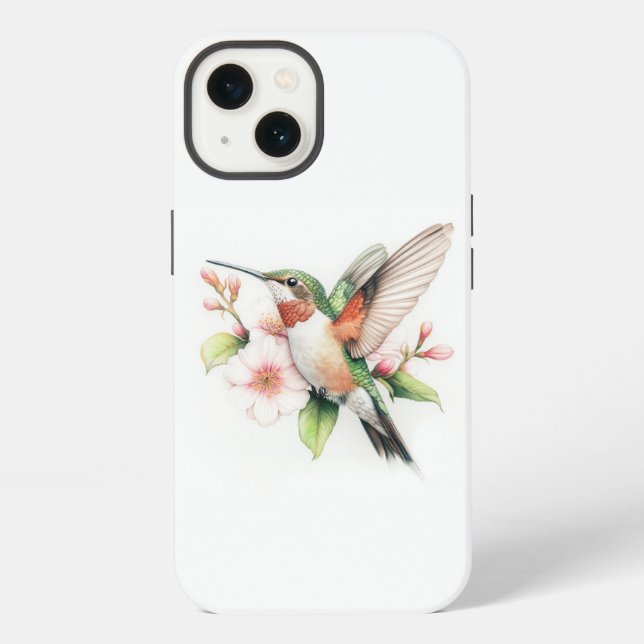 Hummingbird Iphone Case (Back)