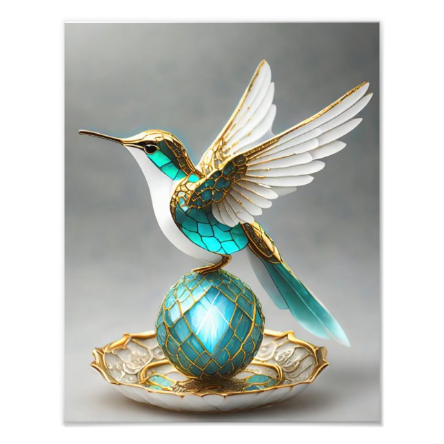 Hummingbird Island Lemurian Continental Guardian Photo Print (Front)