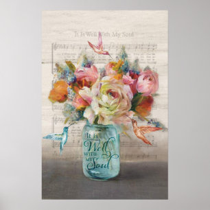 Hummingbird It Is Well With My Soul Hummingbird Poster