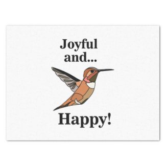 Hummingbird Joyful And Happy Bird Lover Birthday