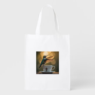 Hummingbird Key Chain Grocery Bag