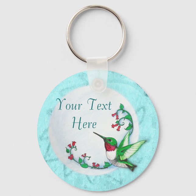 Hummingbird Keychain (Front)