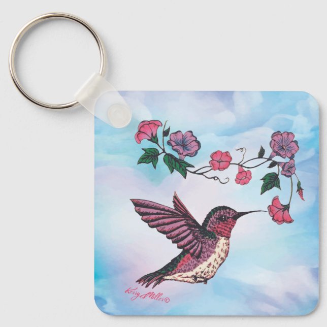 Hummingbird Keychain (Front)